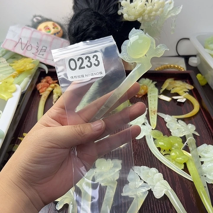 合金蛇纹石玉发饰岩****妈