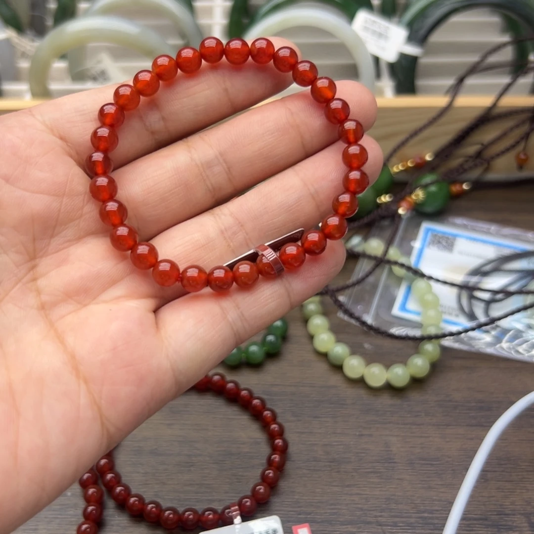 玛瑙/玉髓未镶嵌手链485