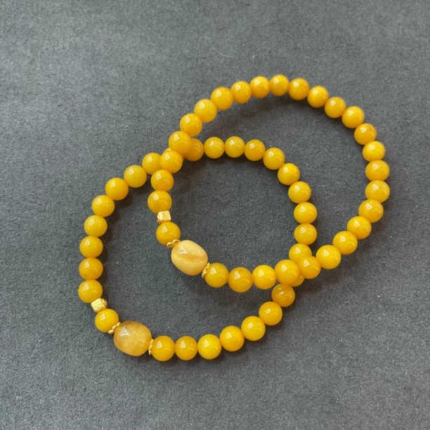 D321-蜜蜡手串6mm单圈5102