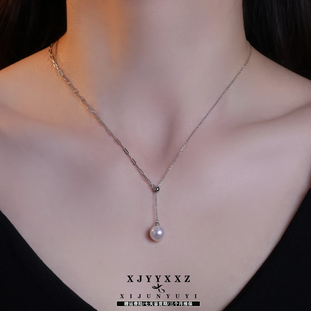 希君羽翼【小籽七夕礼物】圣马丁艺术s925淡水珍珠项链自发无证Z351