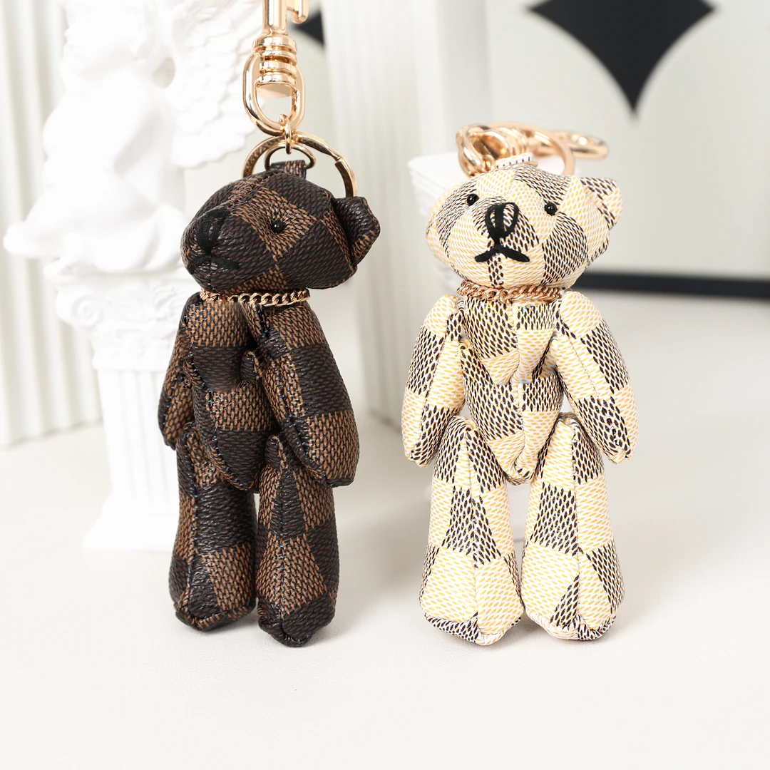 时代品牌【L-皮熊挂件】全钢五金 高级感包挂钥匙扣 M50200