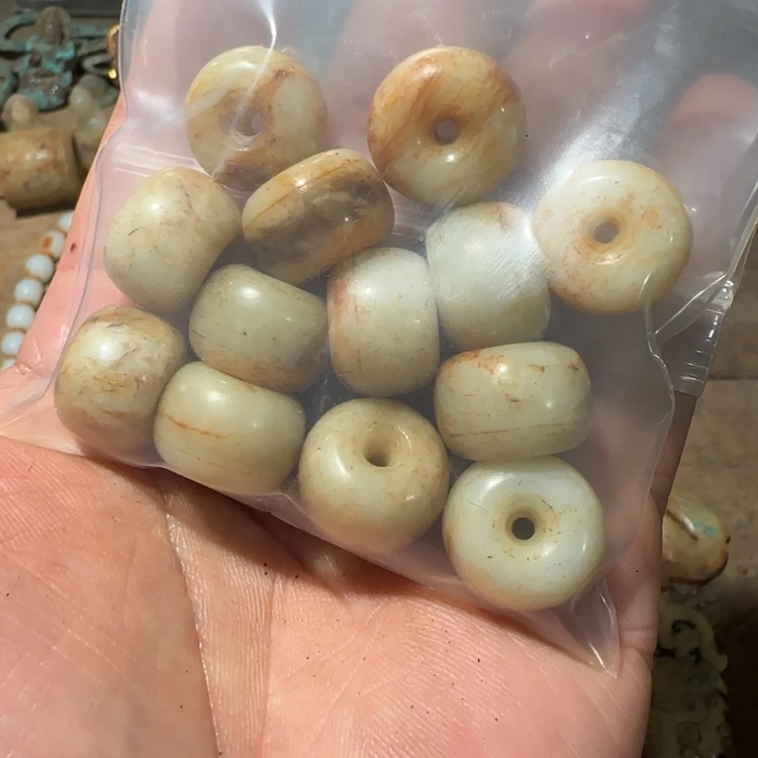 三***乐颈饰未镶嵌和田玉