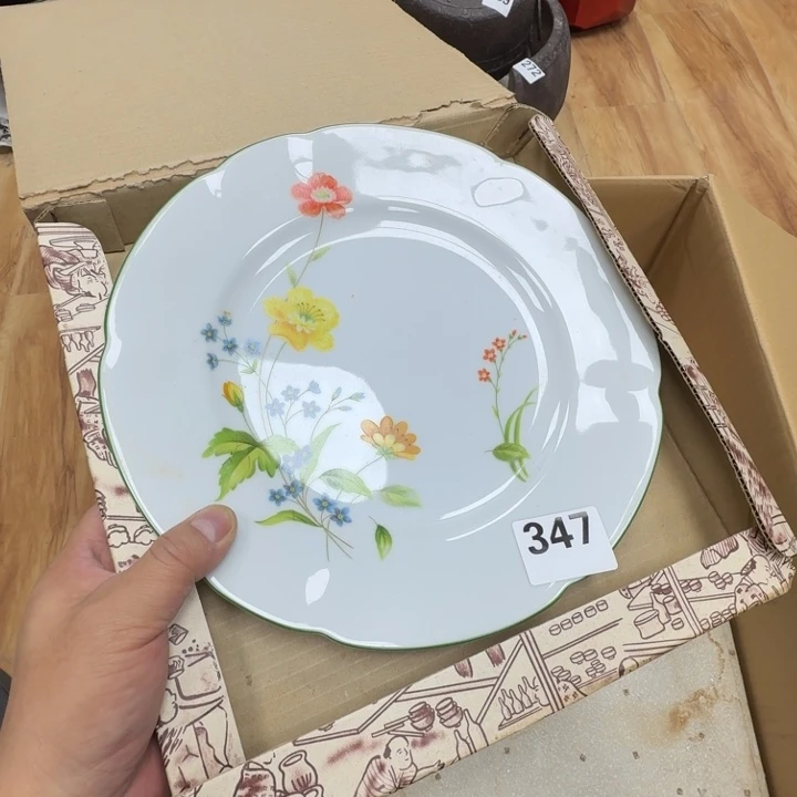 瓷片工艺品摆件瓷器摆件正能量