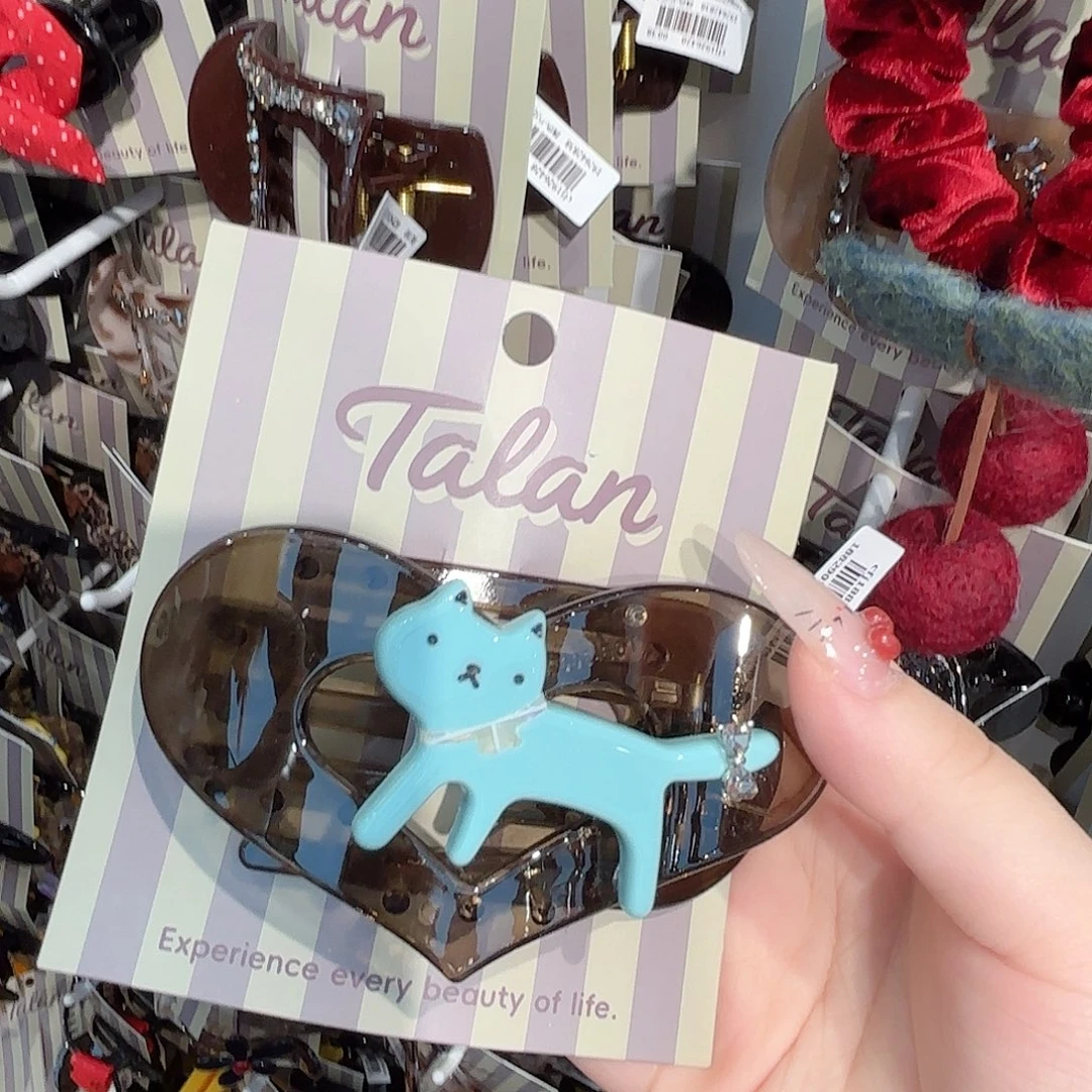 铁合金皮质发饰发夹
