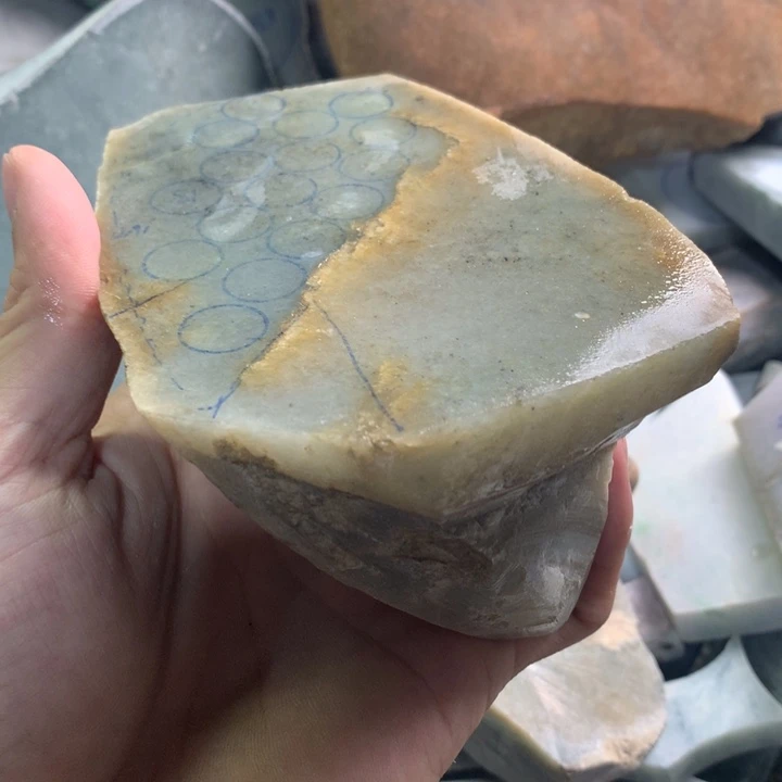 裸石翡翠10号取牌子珠子