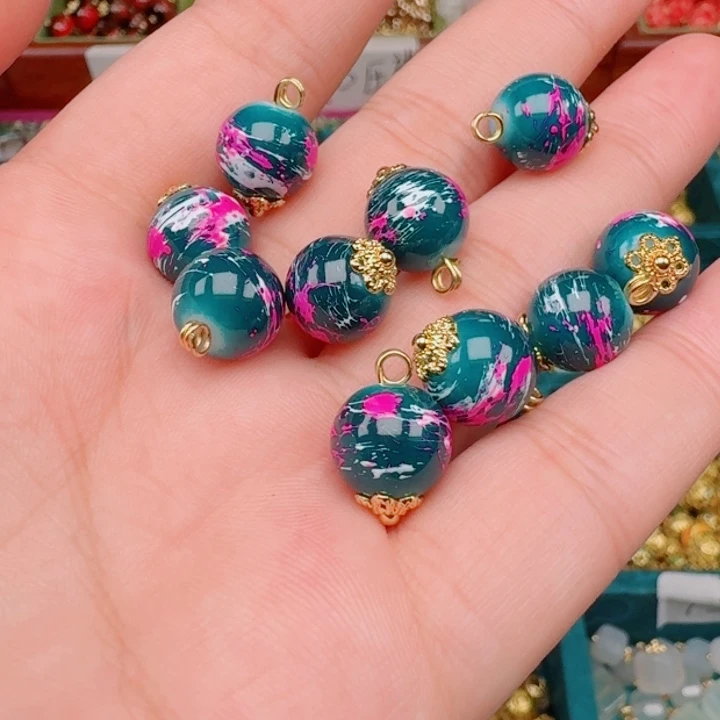 非遗传承铜扣圆珠