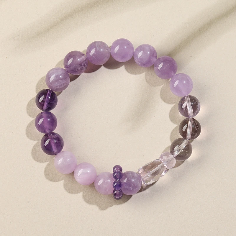 薰衣草之恋--天然紫水晶设计款手串