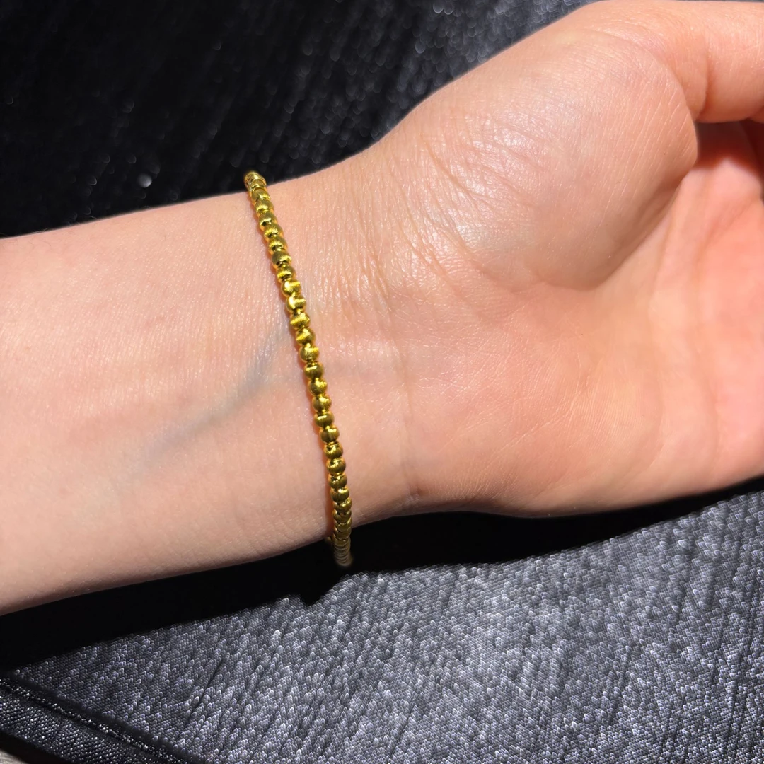 A114-东南亚轻奢拉丝质感手链