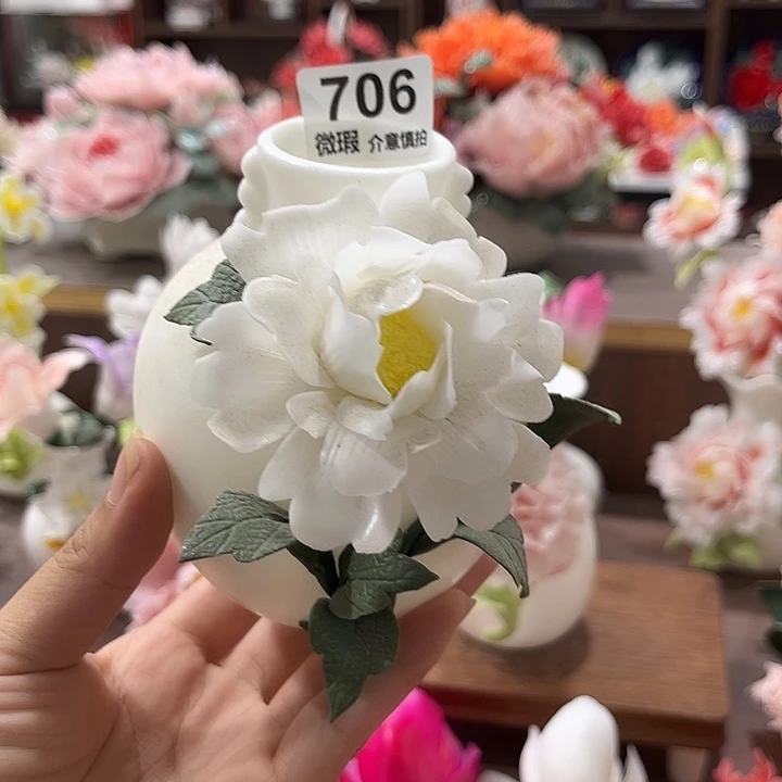 瓷片y*陶瓷工艺品摆件