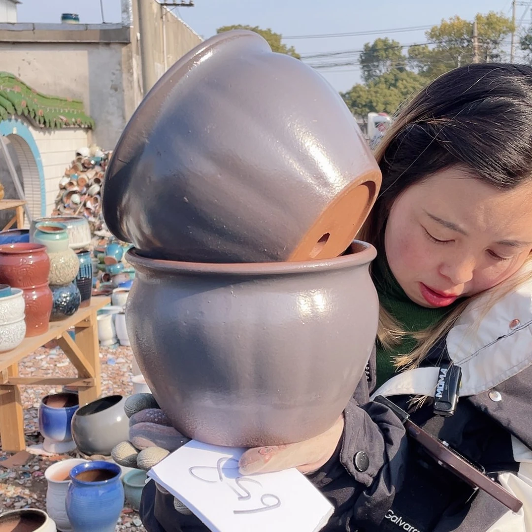 红陶王嫂花盆直播0307-徐南瓜两个