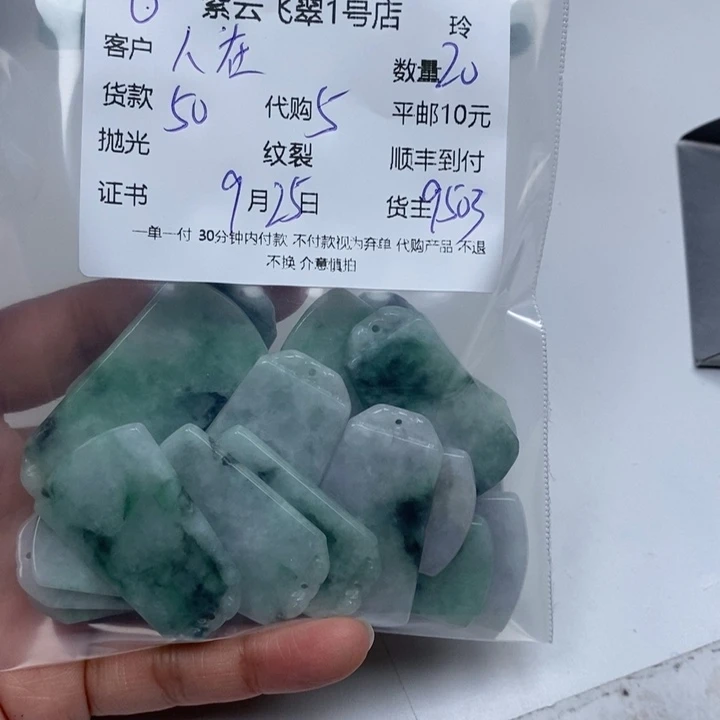 人***途翡翠未镶嵌颈饰翡翠