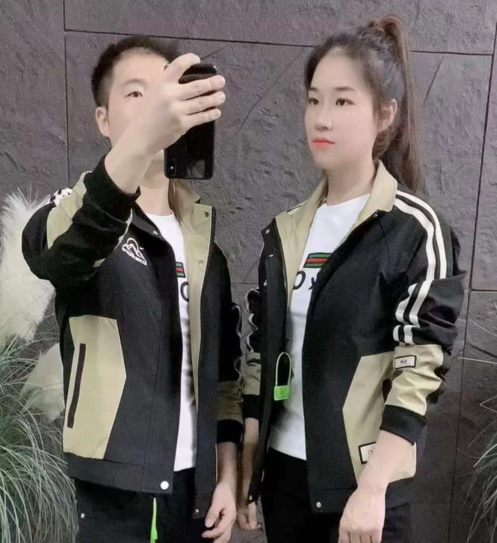 情侣同款外套春秋款立领295夹克潮流修身帅气潮港风个性时尚青春