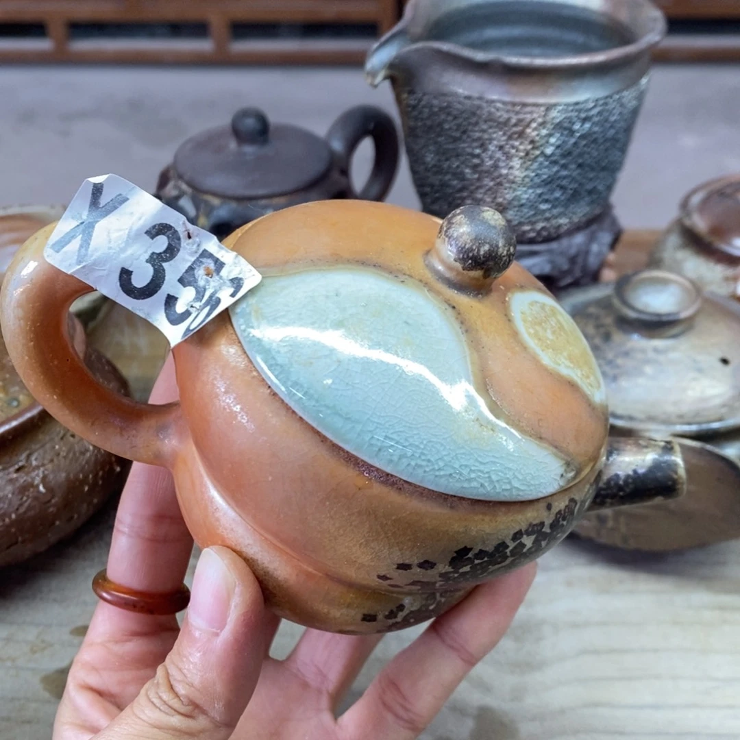 陶园柴烧 精品高货。356瑕疵