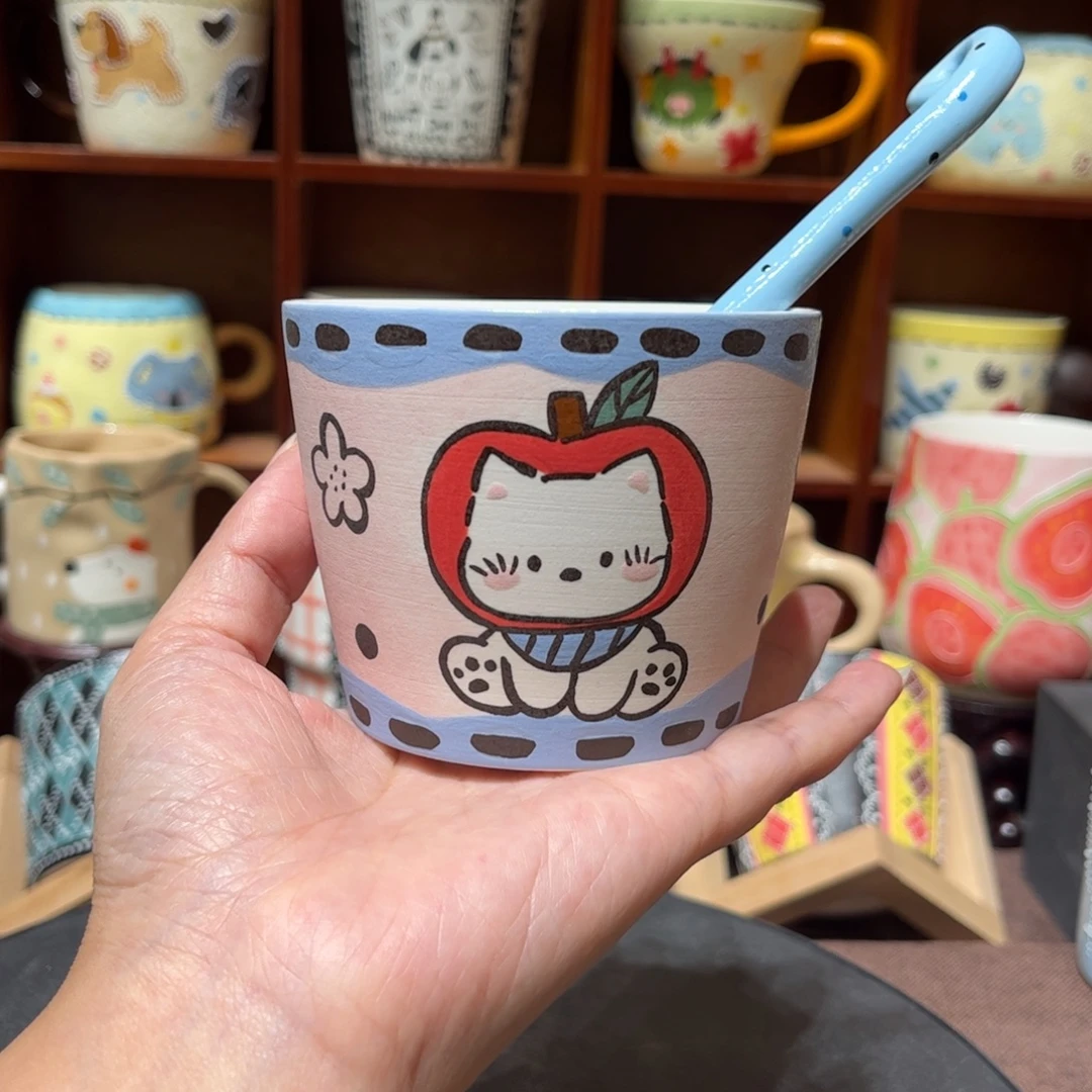 摆件陶景德镇陶瓷马克杯