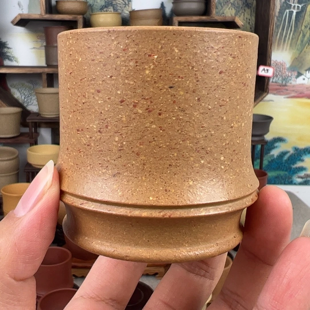 紫砂茶杯拙器甄选，纯原本矿。