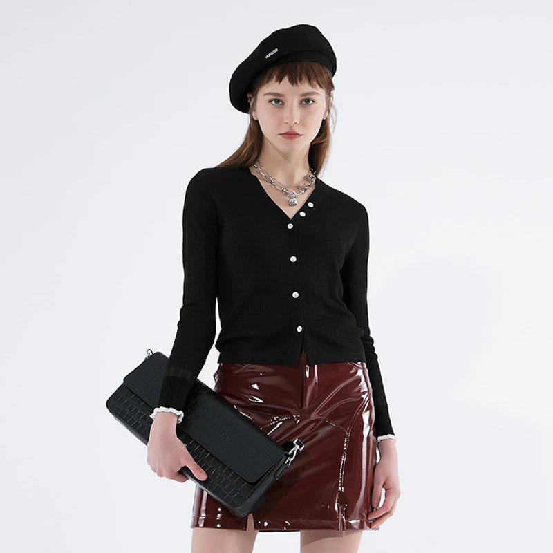 9482【赵老板精选】MASFER.SU纱线木耳边袖口奶奶衫开衫女