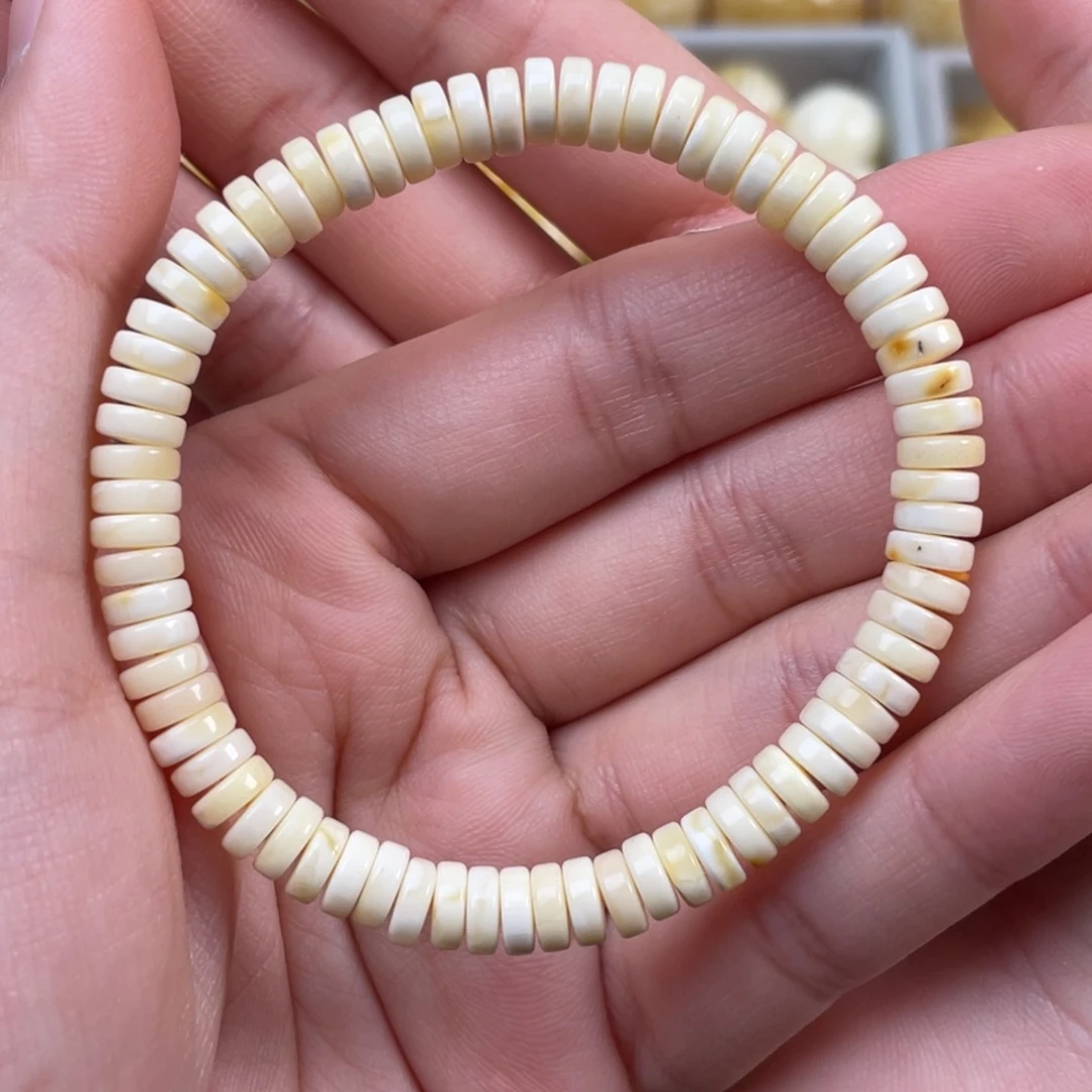 蜜蜡未镶嵌珠宝奇石微瑕6mm