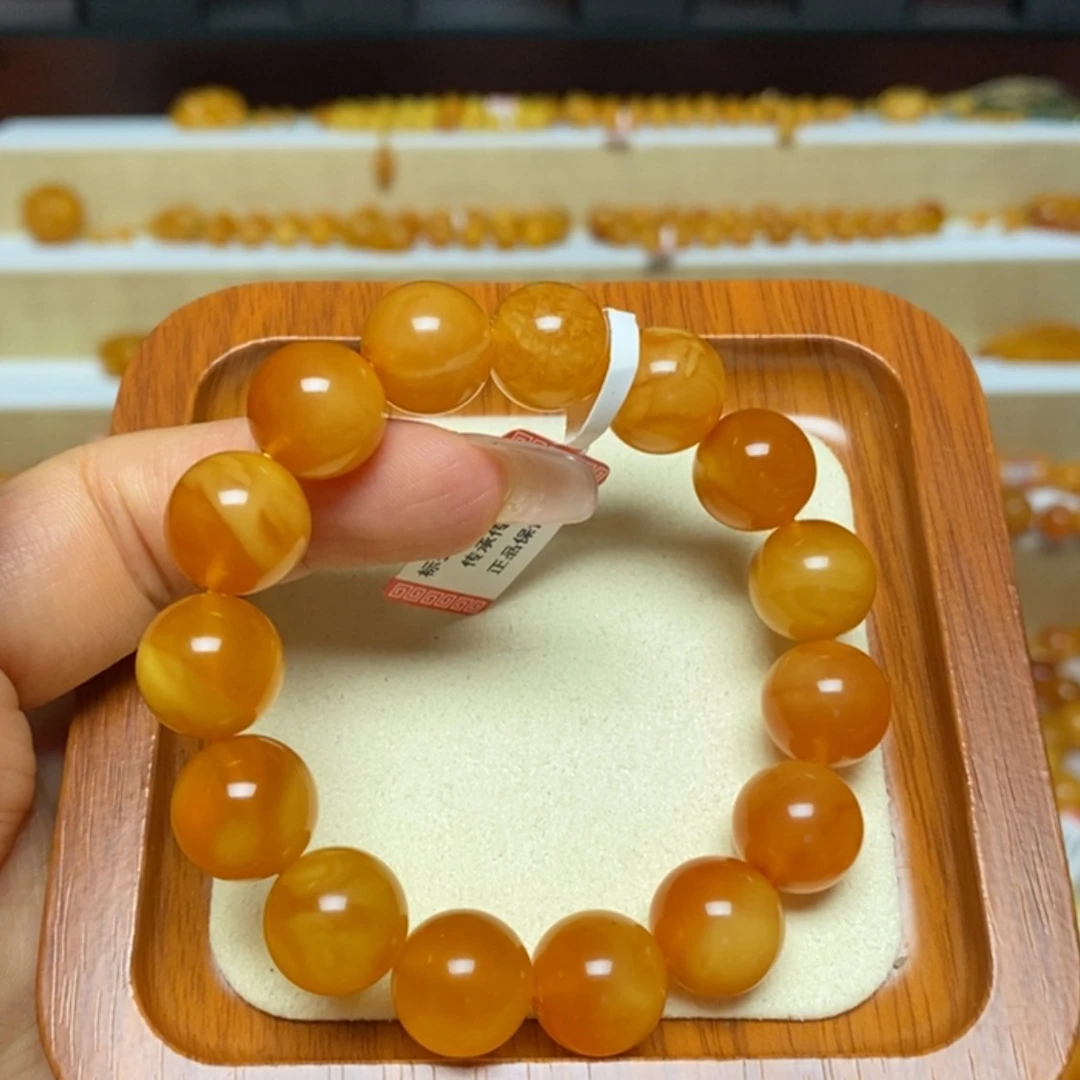 【闪购商品】未镶嵌蜜蜡手链手串