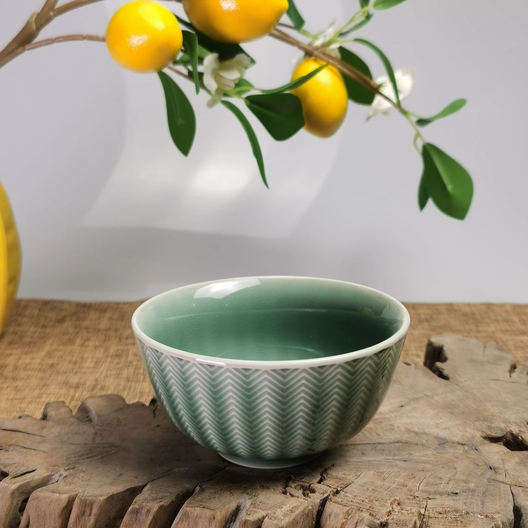 w83景德镇饭碗餐具简约陶瓷米饭碗高温窑变颜色釉面碗粥碗白瓷碗