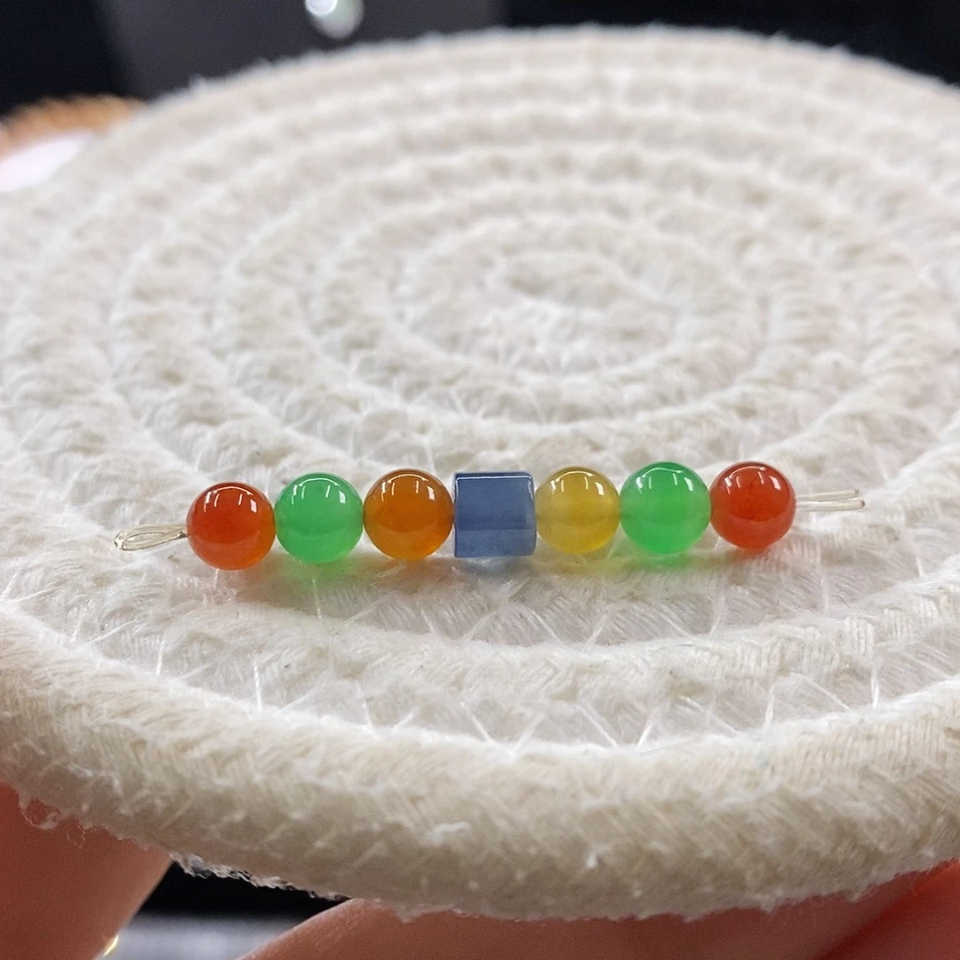 散珠翡翠高冰彩珠