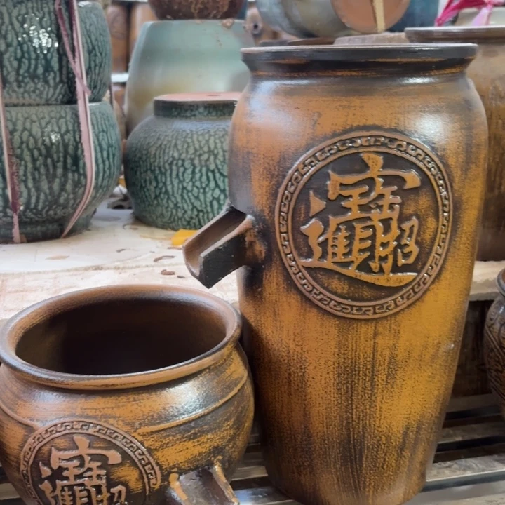 粗陶口径19/39，20/17进水口2.5厘米