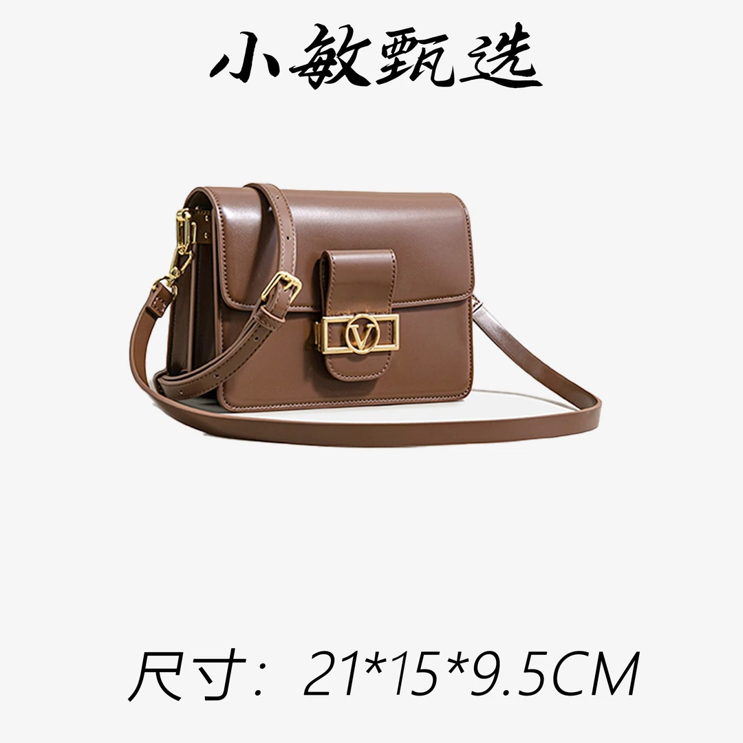 【小敏精选】渠道货SK-92890-焦糖简约大气新款女士手提包