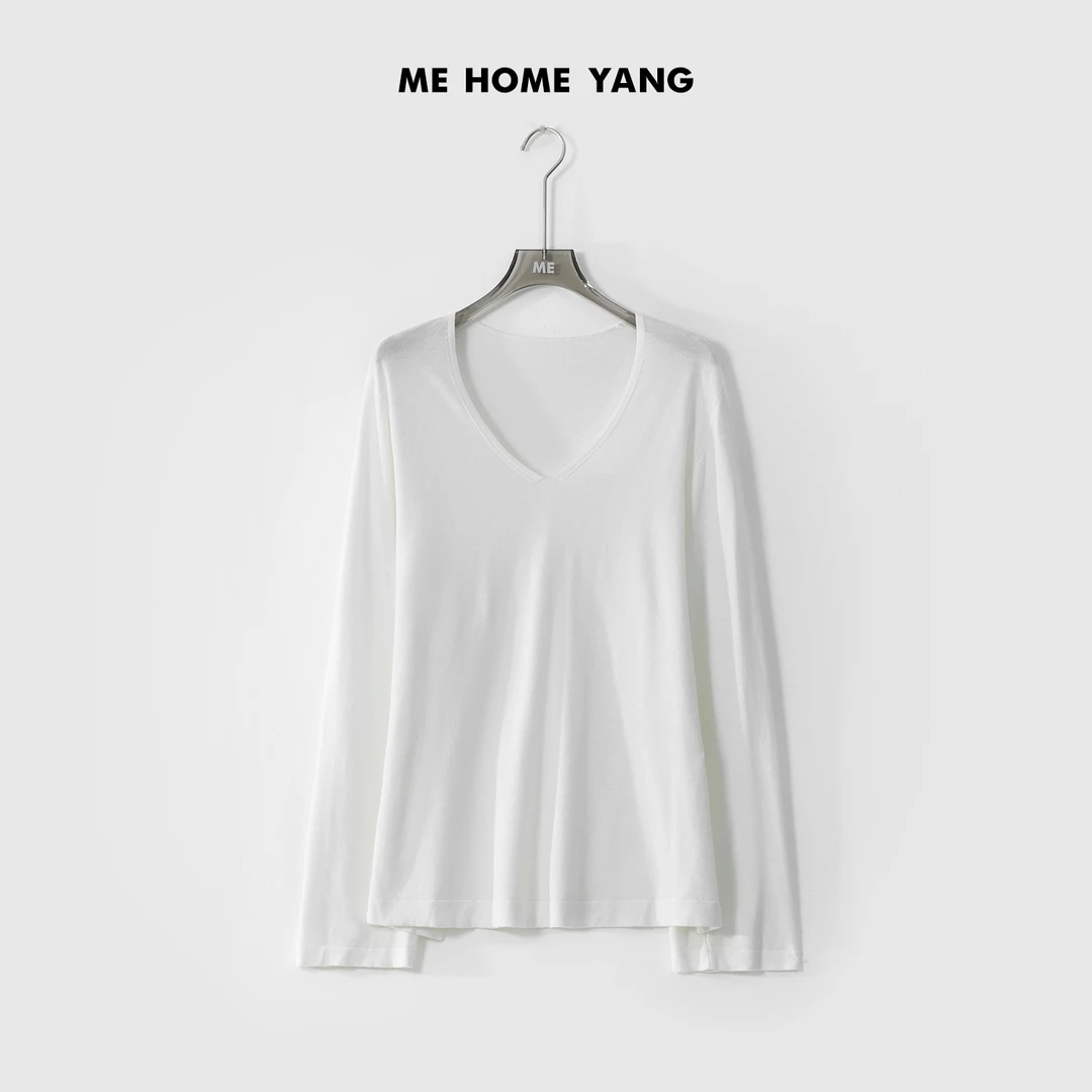 ME【空调防晒】夏季女装上衣轻薄凉感通勤女士针织衫 MEQC480