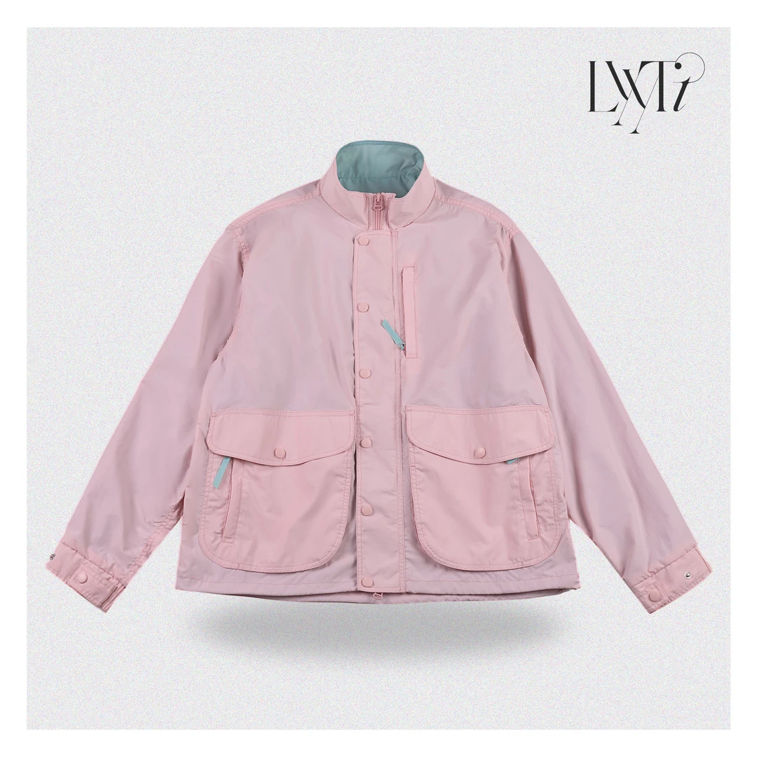 撞色户外工装夹克