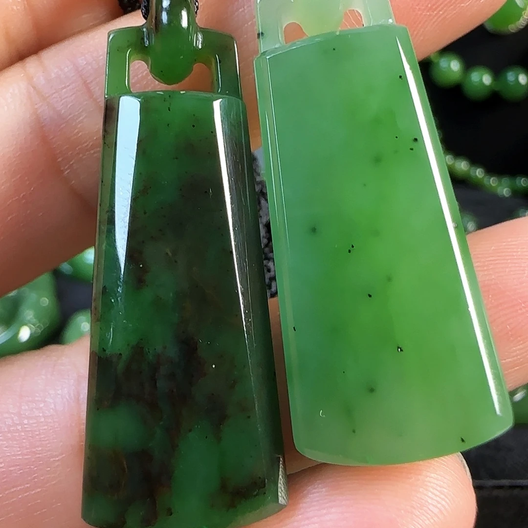 和田玉（碧玉）未镶嵌颈饰多样性发一