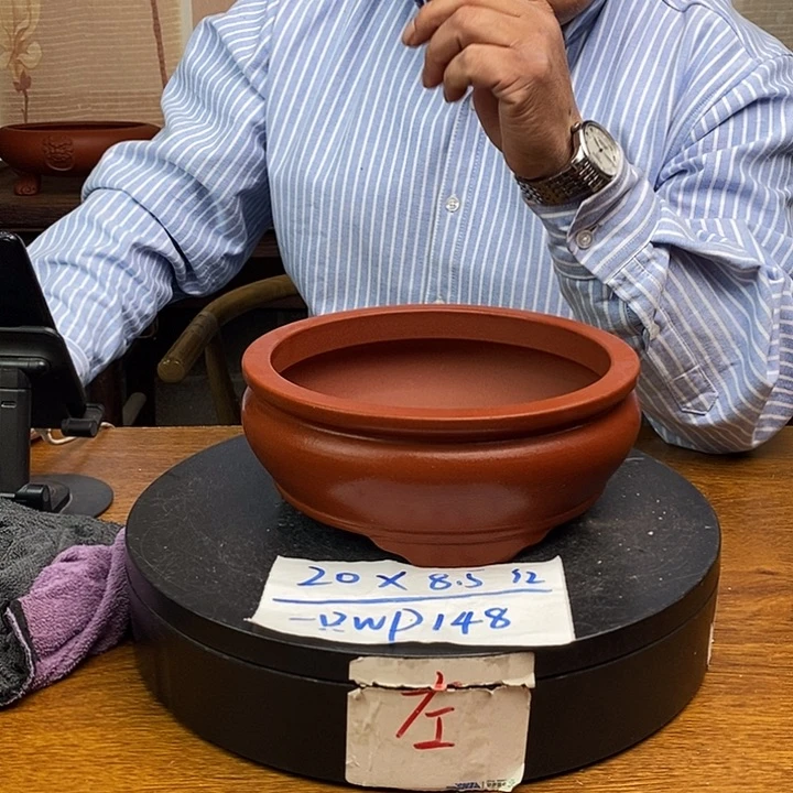 紫砂花盆货号一只WP148
