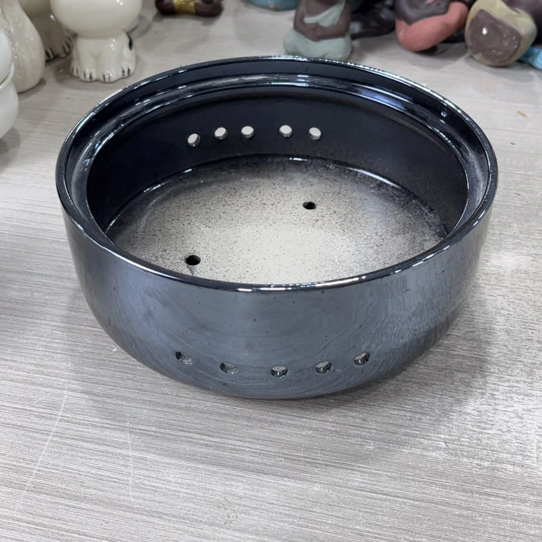 陶瓷绿植多肉微瑕花盆口径17*6.5