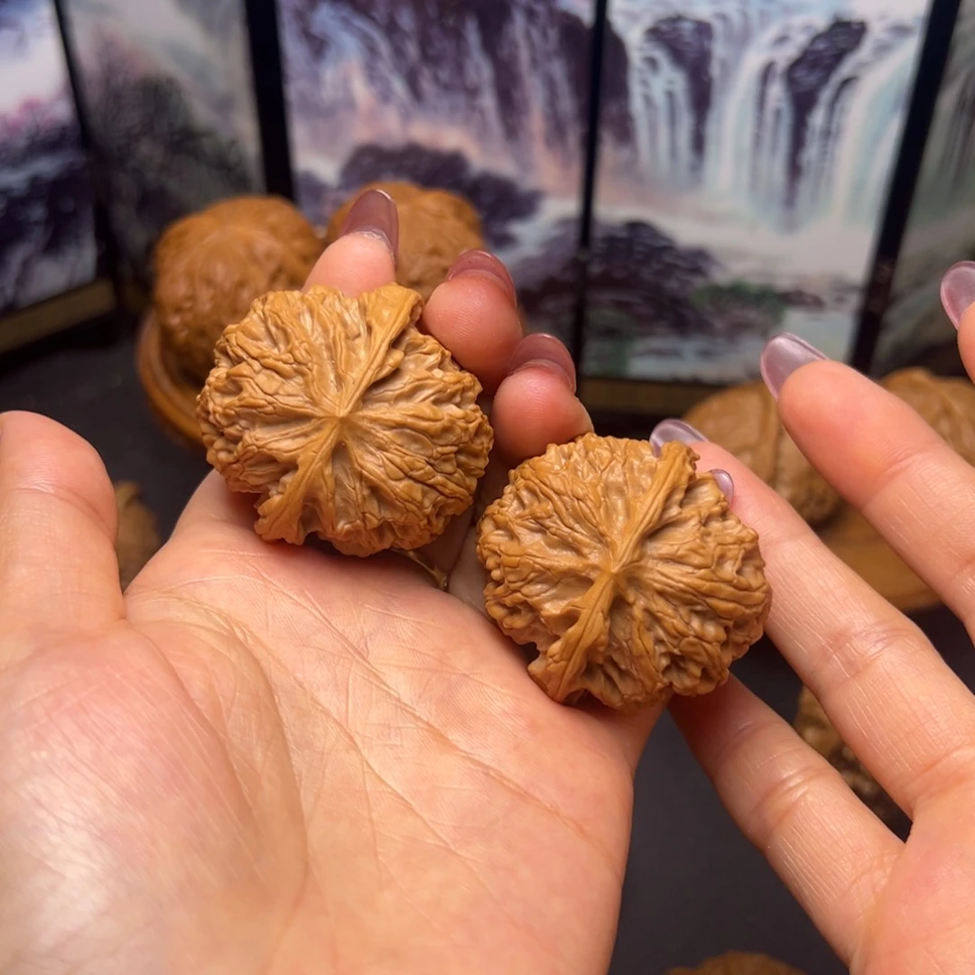 文玩核桃把件40苹果