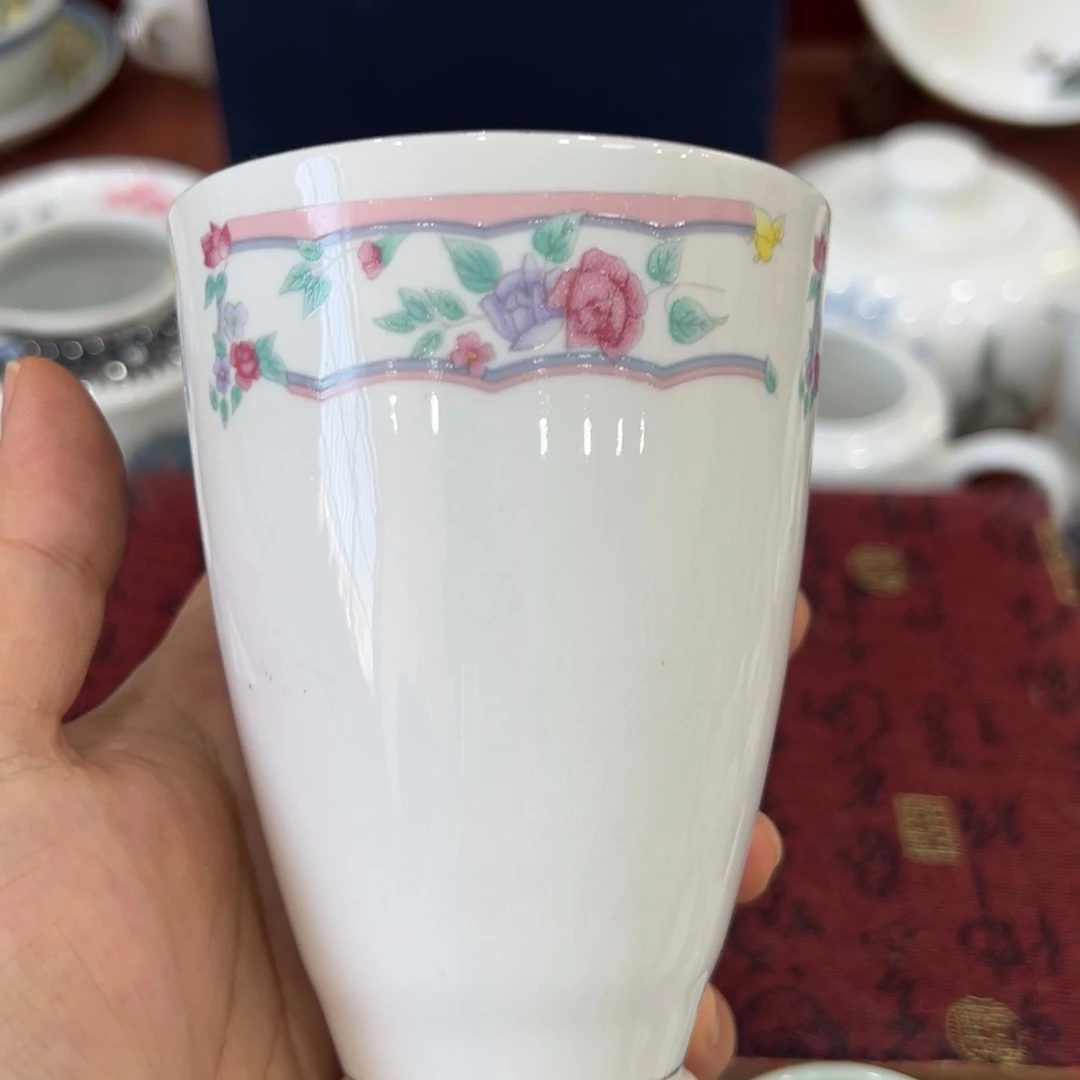 瓷片醴陵高温瓷器 饮料杯