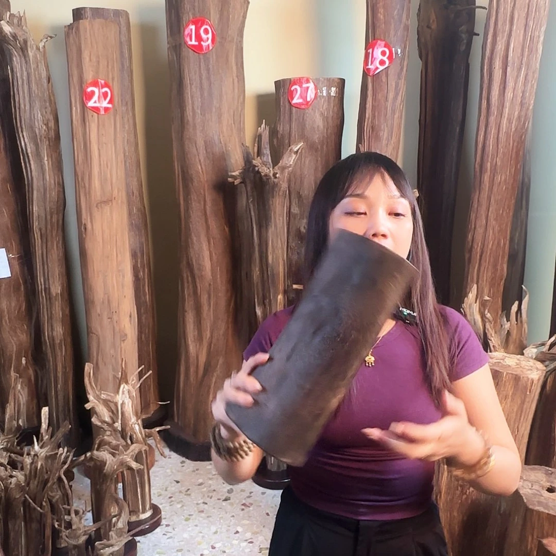 沉香碎屑沉香天然沉香原材料摆件➕底座