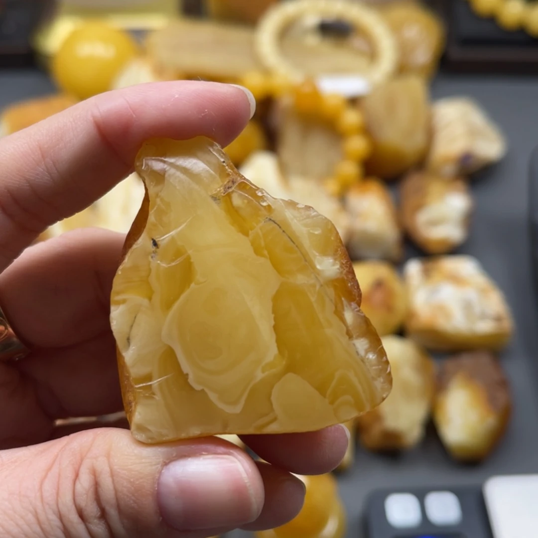 【闪购商品】未镶嵌定制琥珀天然琥珀蜜蜡原石定制