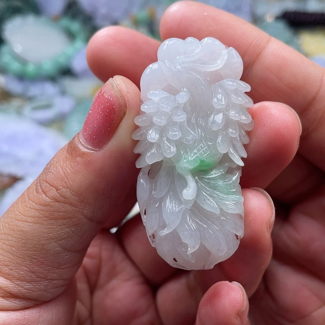 翡翠未镶嵌颈饰翡玉缘翡翠