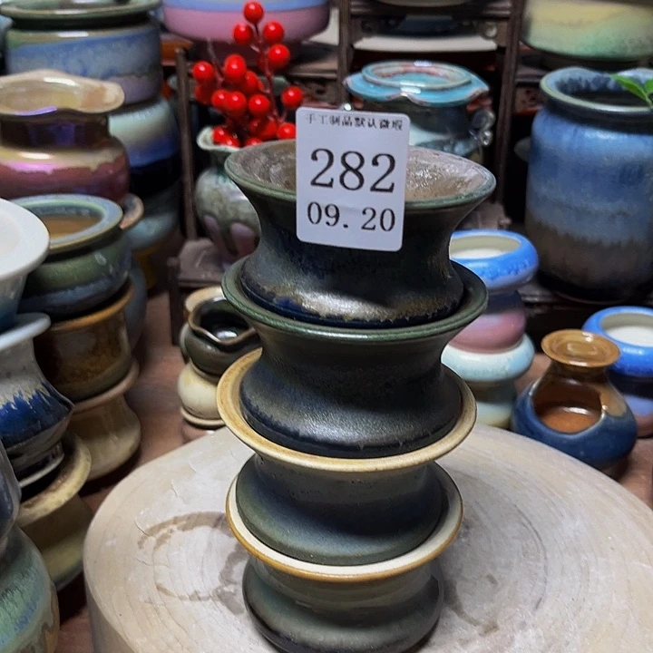 向***学瓷片景德镇陶瓷手工制作