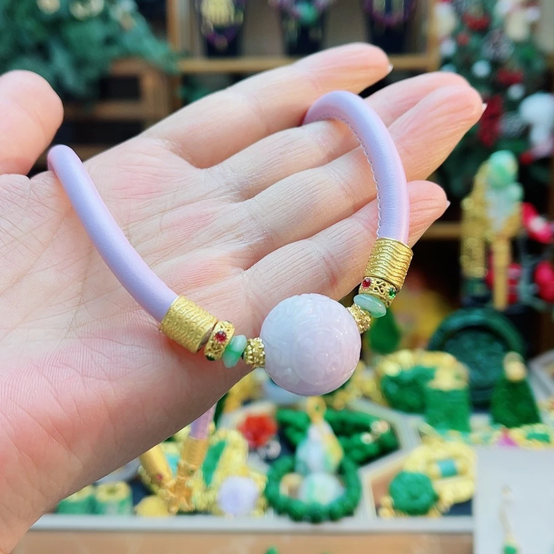 颈饰银S925镶嵌翡翠48小时鉴赏期