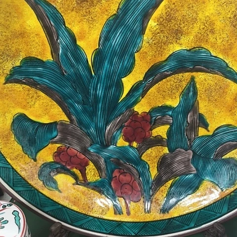 【闪购商品】碟米**喵中古工艺品回流瓷器