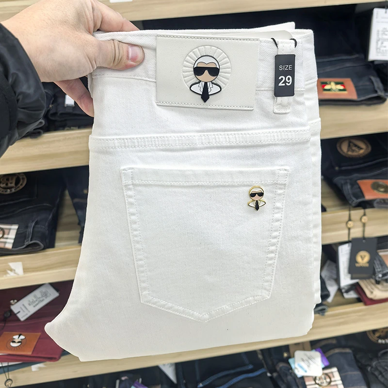 【罗仔男装】秋冬男款男士高品质牛仔裤冬季男裤长裤JD-F986