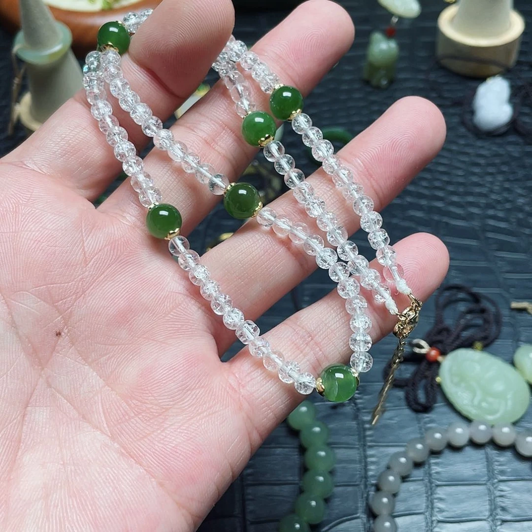 未镶嵌手链和田玉项链