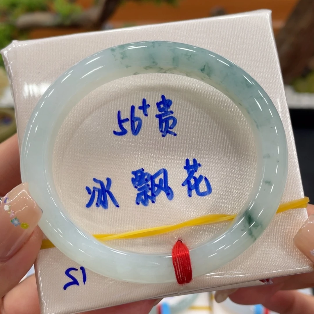 未镶嵌手镯（贵妃镯）翡翠天然缅甸翡翠A货手镯 66