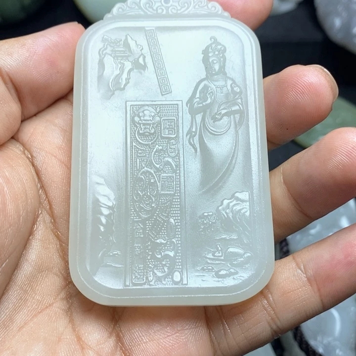 颈饰未镶嵌和田玉好*的
