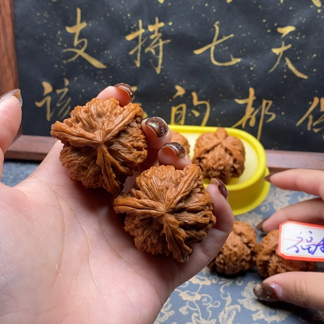 吊坠文玩核桃拖*白狮子