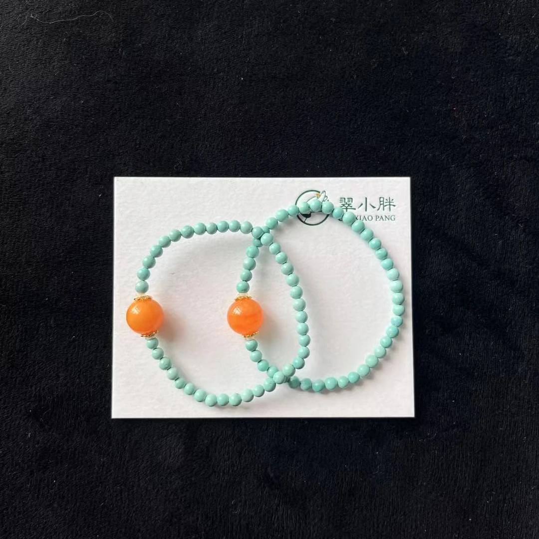 翠小胖三号店 蜜蜡珠珠手串 多样性发1