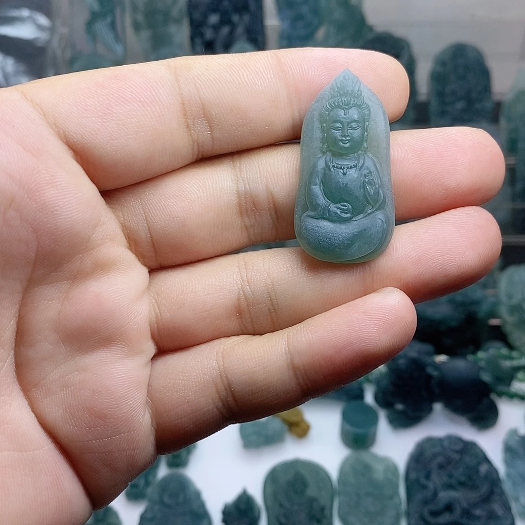 未镶嵌定制翡翠观音