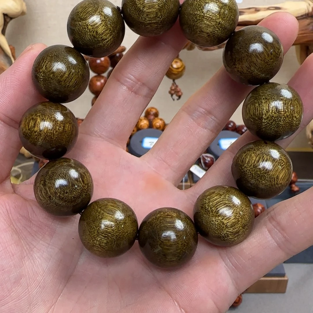 金丝楠手串/手链小木匠艺雕一物一拍