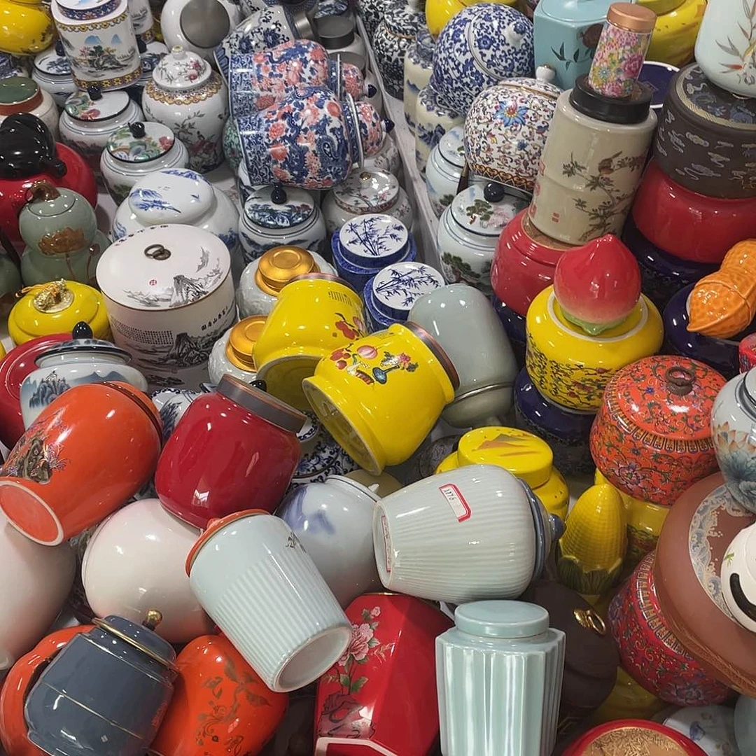 陶瓷茶叶罐密封罐储物罐