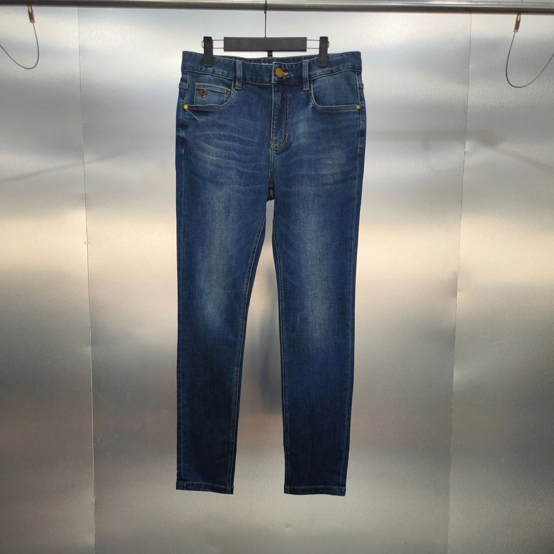 G04-10868-GS纯色时尚直筒百搭牛仔裤