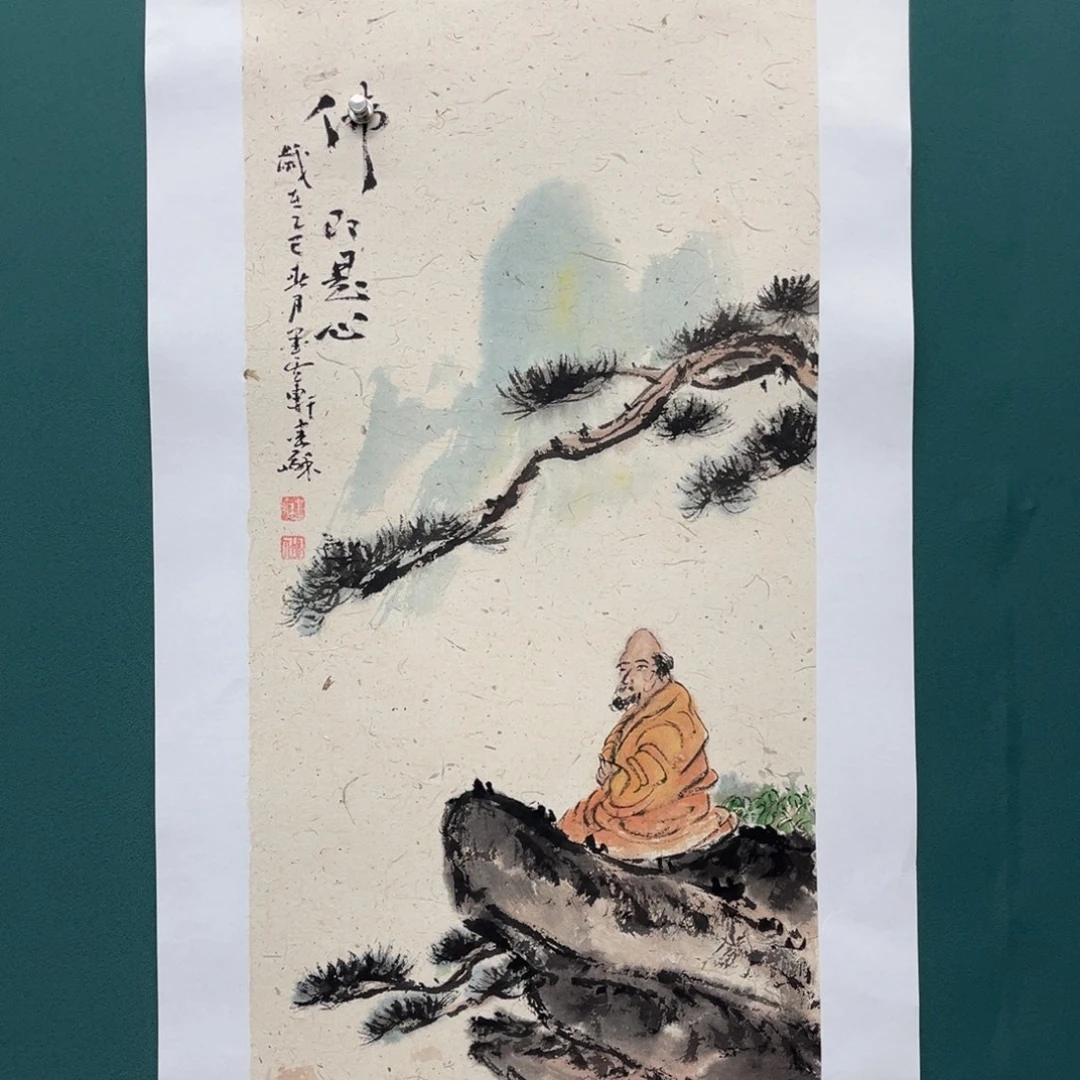 国画艺术家真人手绘